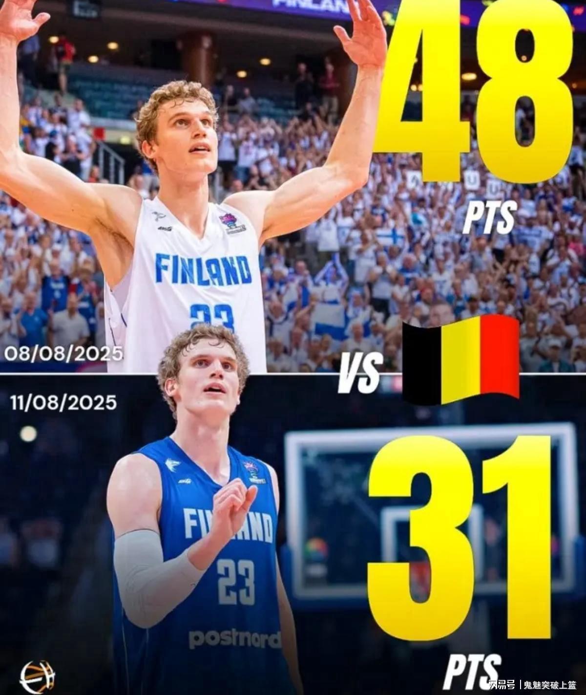 星空投注-48+31+42！狂砍121分！FIBA新晋大杀器！勇士去年差点得到他