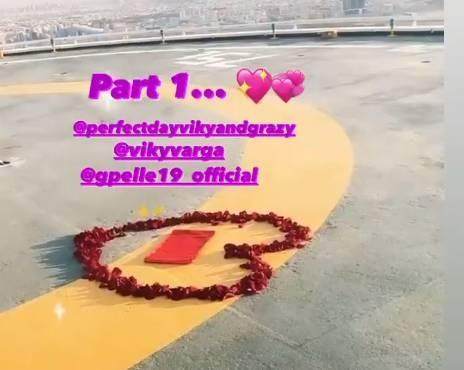 星空官网-佩莱成功向瓦尔加求婚 美妻娇羞晒出鸽子蛋大钻戒